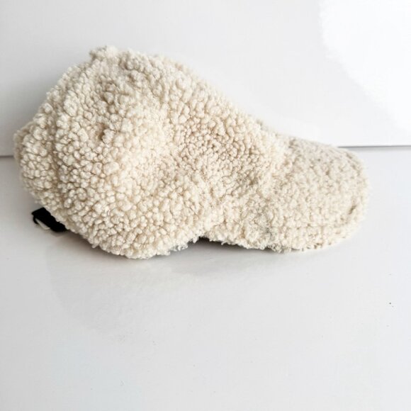 NWT Rag & Bone Addison Sherpa Baseball Cap Rag & Bone in Antique White - Picture 4 of 8